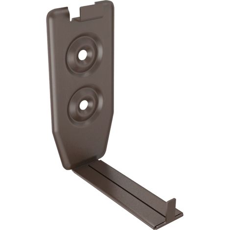 ZAMBELLI Equerre de réglage pour support de planche frontale (semi-circulaire), galvanisé 105-150mm Angle d'inclinaison variable, accessoires de gouttière, montage simple, zinc brun cuivre (1/4)