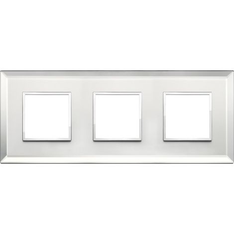 VIMAR - 21644.72 Placca 6M (2+2+2) int71 argento ghiaccio
