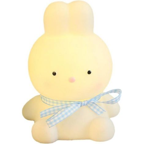 Veilleuse Lapin - Lumière Douce Sans Scintillement - Alimentation Par Piles - Pour Chambre Enfant Bureau - Lot De 4 (1/3)