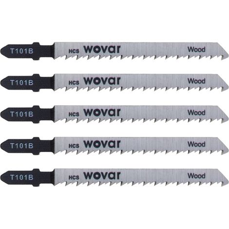 Lame scie sauteuse bois coupe fine 101B - Set 5 pièces