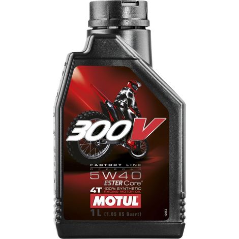 Aceite de motor Motul 300V 4T FL Off Road 5W40 1L (sintético)