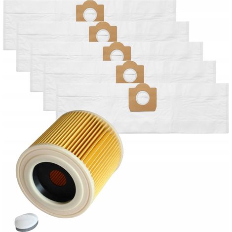 Kärcher Sacs Ido Wd3 Se 4001 - Xxl - 6 Pièces - Filtre 6.414-552.0 - Sac Aspirateur 6.959-130.0 (1/5)