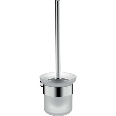 Novaservis Ferro Nostris - Brosse WC murale avec support, verre mat/chrome ANS14 (1/2)