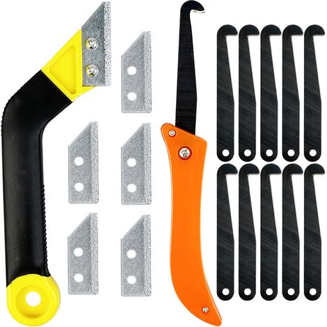 Kit de nettoyage de joints de carrelage (17 pièces), comprenant scie et râteau (1/5)