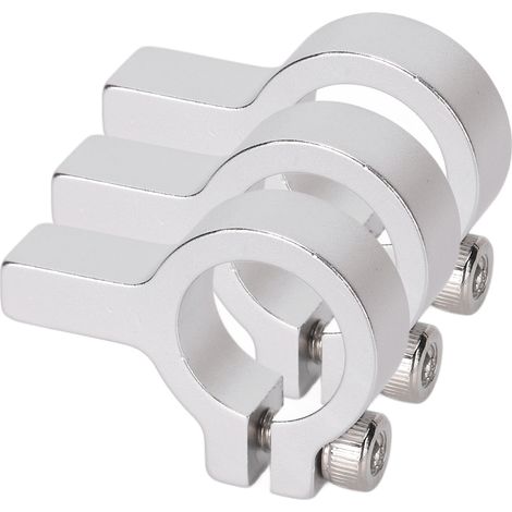 3-teiliges Rohrschellen-Naben-Aluminiumwellen-Klemmset mit M4-Gewinde, Montagehalterung, Roboterzubehör 3403-0024-0015 (1/5)