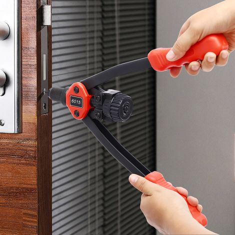 NUOVO Pinze dado a rivetto, pinze rivettatrici manuali, set pinze dado a rivetto, strumento dado a rivetto, kit posizionatore manuale dado a rivetto (1/5)