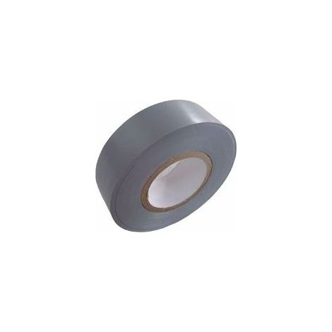 Ruban adhésif isolant électrique Rouleaux isolation thermique PVC pour réparation voiture, vélo, bricolage, gaine électricien, Haute qualité 30m x 18mm Couleur Gris argenté Lot de 1 Rouleau (1/5)