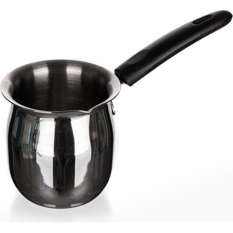 Cafetière À Café Turc - Acier Inoxydable - 450 Ml - Pour Cuisinière Gaz Électrique Céramique Halogène - 1 Pièce (1/2)
