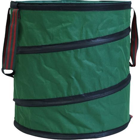 Sac de ramassage de feuilles pliable rond de 10 L pour pelouse de jardin.