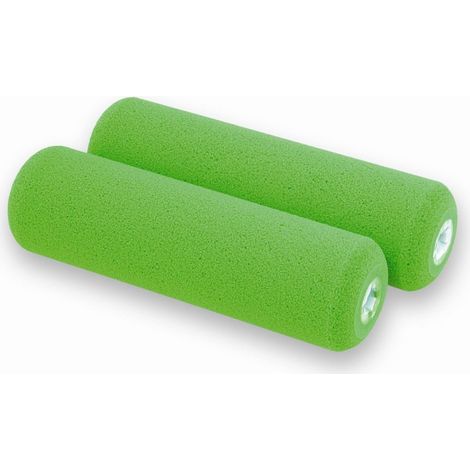Rouleau de Peinture 2X Pack Rouleau Mousse 100 mm, Vert, Rouleau sans Bulles pour Vernis 1K et 2K (1/3)