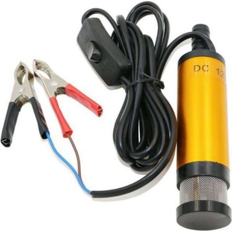 Pompe submersible 12V pour le pompage de leau de gasoil 38mm pompe de transfert de carburant diesel dhuile deau Pompe (1/4)