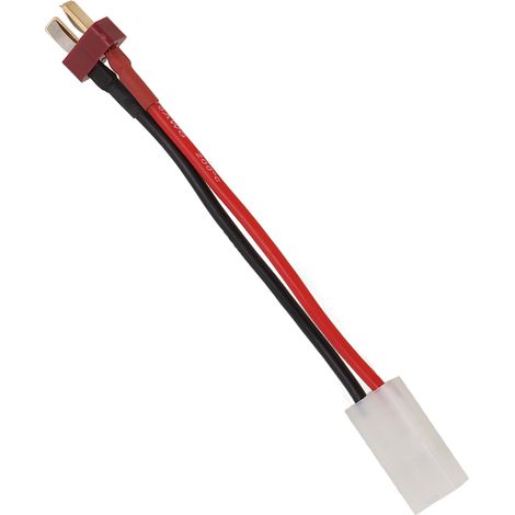 Tamiya-auf-T-Stecker-Adapter für RC-Cars mit 16AWG-Kabel für Modellflugzeuge und -boote, 5,3 Zoll (1/5)