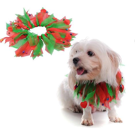 Hundehalsband, Weihnachtshalsband, dekoratives Halsband, Größe M (1/5)