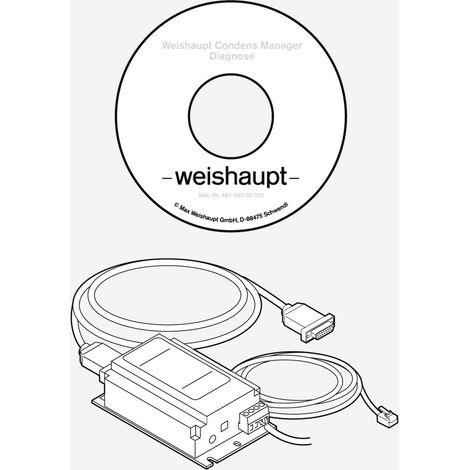 Servicepaket PC-Tool WCM-Diagnose W-EA für WTC mit WCM-Regelung - 48100000432 von Weishaupt