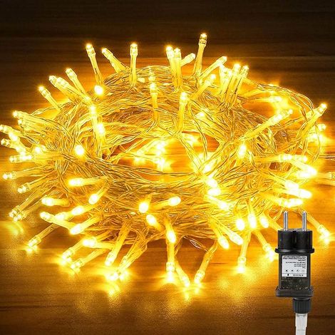 Guirlande Lumineuse Intérieur Extérieur, 33M 300 LED Guirlande Lumineuse Étanche IP54 Guirlande LED pour Noël Mariage Fête Anniversaire Jardin Terrasse (Blanc Chaud) (1/5)