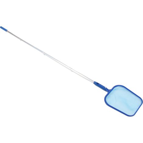 Écumoire professionnelle pour piscine ramasse-feuilles 1 filet en plastique nylon 41.7 x 27.5 cm avec 4 tiges 153.2 cm pour bains à remous spas fontaines (1/5)