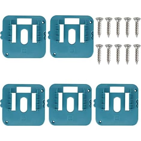 5 Batteriehalter für Makita 18-V-Batterie, 18-V-Batterie-Aufhängungshalter, Batterie-Aufbewahrungsbox für BL1860 BL1850 BL1840