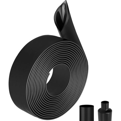 4:1 Noir Gaine Thermorétractable Etanche Ø40mm Gaine Thermo, 2M Gaine Retractable, Ruban Isolant, pour l'isolation de Câbles Connexions Soudées (1/5)