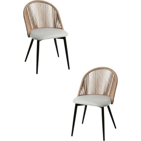 Packs Sillas Comedor - Pack 2 Sillas Misal - Gris claro (1/5)