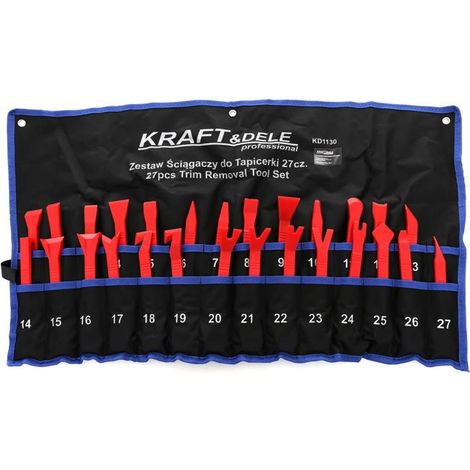 Juego de tiradores para tapicería, 27 piezas, KD1130