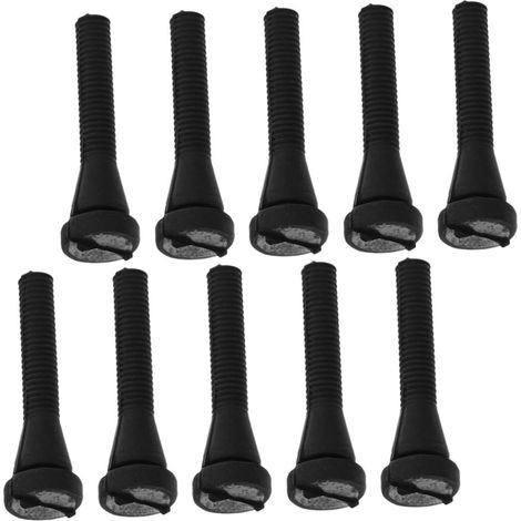 Plumeurs de Volaille en Caoutchouc Noir, Accessoire pour Plumeuse de Poulet et Canard, Lot de 10, des Déchirures de Peau (1/5)
