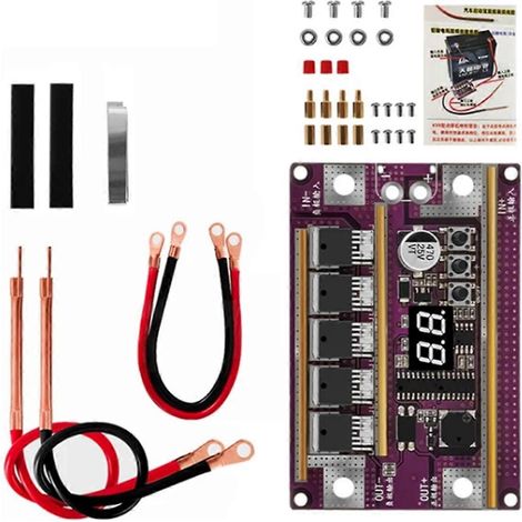 Soudeuse par points DIY, carte de commande pour machine à souder par points, 99 vitesses réglables -- (1/5)