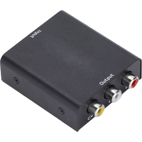 Convertisseur HDMI vers RCA AV 4K, Adaptateur Audio Vidéo Mini CVBs AY26V14 (1/5)