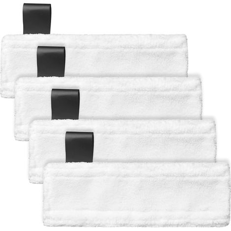 4 Chiffon pour Kärcher SC3 Upright, Serpillière pour Kärcher EasyFix Nettoyeur Vapeur SC2, SC4, SC5, Bonnettes Lingette Accessoires de Nettoyage Rechange (1/5)
