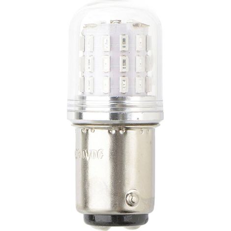 TRU COMPONENTS TC-13776184 Voyant de signalisation LED rouge BA15d 10 V/DC, 30 V/DC 250 lm