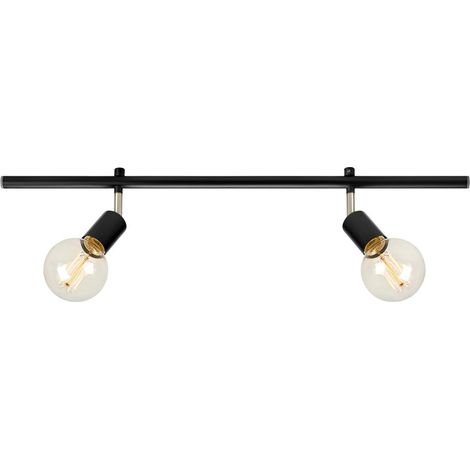 Markslojd EXPAND Twin Spot 2 Lumière 70cm E27 Cylindre Noir (1/3)