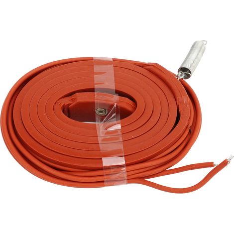 AC220V Câble Chauffant Flexible Autorégulant Ruban Chauffant Ceinture Chauffage par le Gel pour Climatisation Compresseur Tuyau D'eau 75W (1/5)