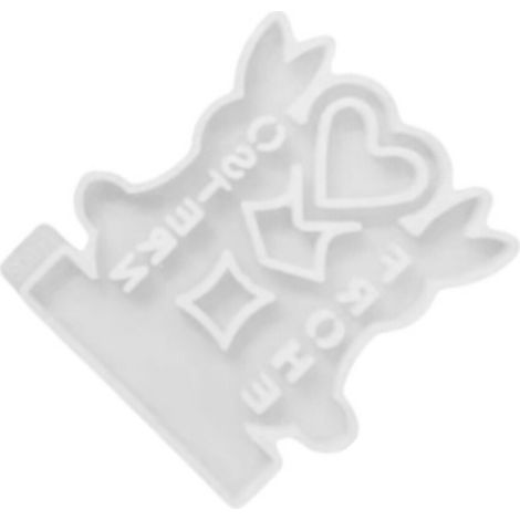 Moldes para portavelas de conejito de Pascua, moldes de UNO