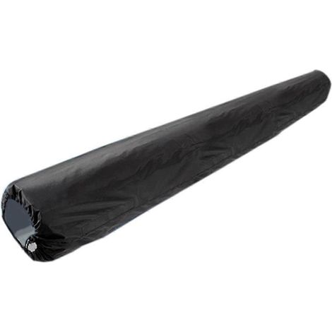 Bâche de protection pour enrouleur de piscine, jusqu'à 5,5 m de large, noire (1/4)