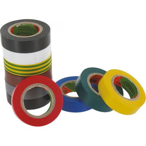 Cinta adhesiva de PVC Ass 15mm x 10m / 10