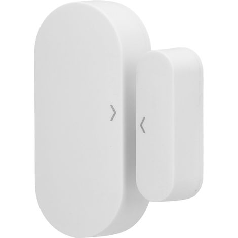 Capteur magnétique intelligent pour porte et fenêtre, compatible avec les systèmes d'alarme antivol Zigbee et Tuya. (1/5)