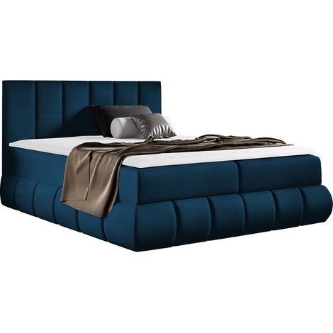 Cama continental Cursus, Kronos 09, Continental, Doble, 200x200, Tapiz, Somieres, 220x218x103cm (1/5)