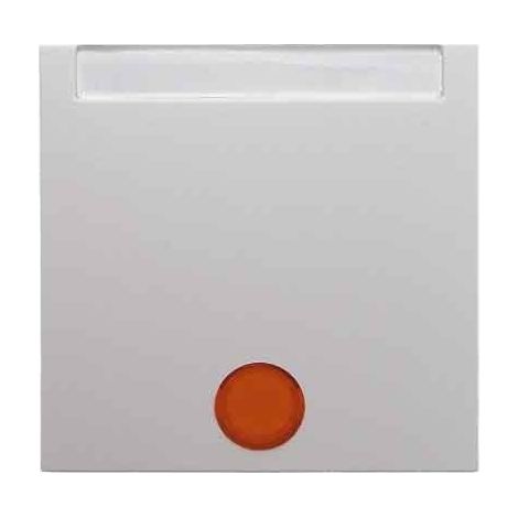 HAGER S1  TOUCHE AVEC PORTE PANNEAU LENTILLE SENS GLOSS BLANC POLAIRE