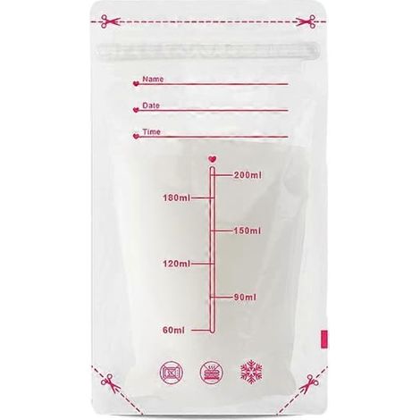 BelleRise - Lot de 30 sachets de conservation de lait maternel - 200 ml (1/5)