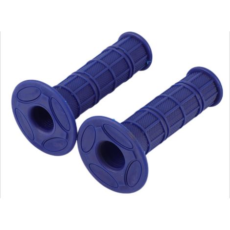 Guidon de moto bleu 17 mm universel – Poignée ergonomique pour scooter, quad et véhicule tout-terrain-x (1/5)