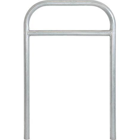 Fahrradanlehnbügel 115 x 78 cm Stahl feuerverzinkt Ø 49 mm zum Einbetonieren Fahrradständer Typ H (1/5)