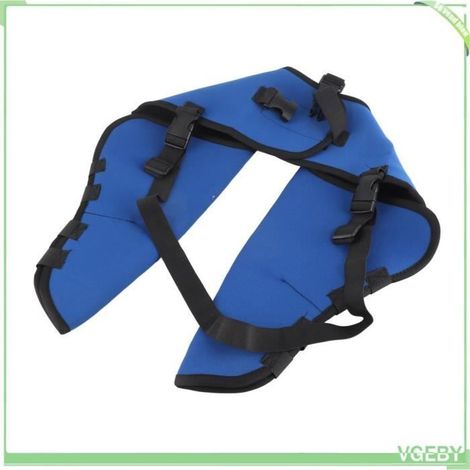 Attelles de jambe de chien - V GEBY - HJ27 - Soutien pattes arrière - Couleur bleu - Taille L (1/4)