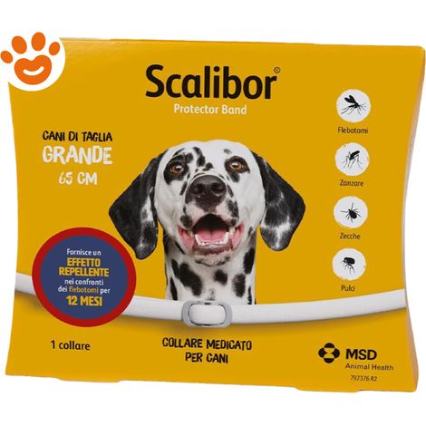 MSD Dog Scalibor (65cm) Collare per Cani Taglia Grande - Confezione 1 Collare - Antiparassitari CANE
