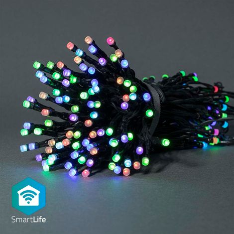 Nedis SmartLife guirlande lumineuse extérieure noire 10m (1/5)