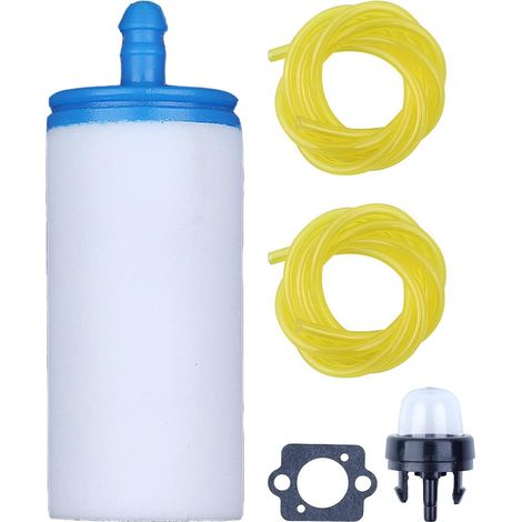 506264111 Tuyau de conduite de filtre à carburant pour Husqvarna K750 K760 Kit de remplacement du joint du carburateur avec ampoule d'amorçage (1/5)