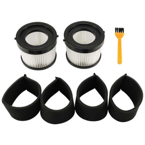 Lot de 2 filtres HEPA DCV5011H pour aspirateur à main sans fil DCV501HB, avec 4 filtres à manchon en mousse et 1 brosse (1/5)