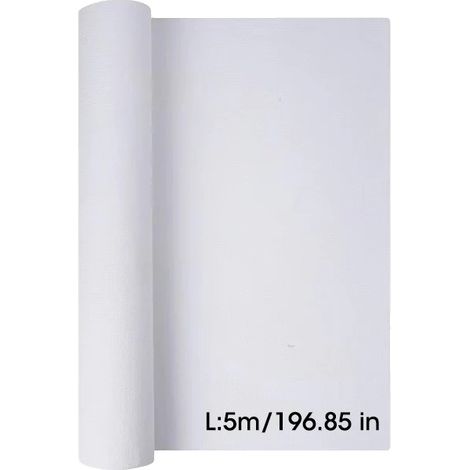 Rouleau en toile de coton, 5 mètres de longueur, polyvalent pour diverses techniques de peinture, 0.27x5m (1/2)