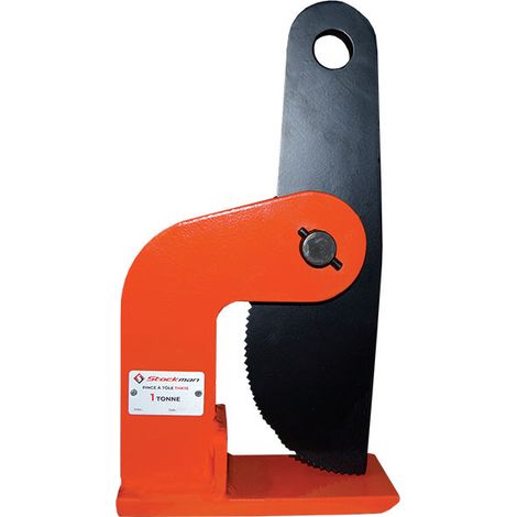 Pince à tôle horizontale Stockman THK15 capacité 1500kg ouverture max 100mm grande stabilité