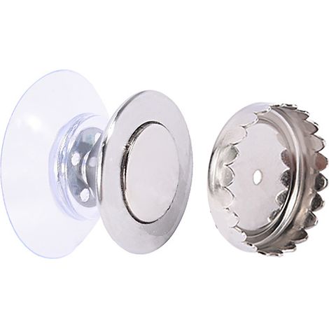 Magnetischer Seifenhalter aus Edelstahl, zur Wandmontage, kein Bohren erforderlich, kompatibel mit allen Seifen und platzsparend für Bad und Küche (1/5)