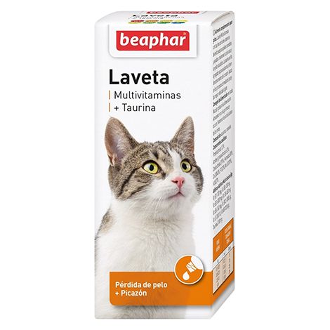 Beaphar Laveta mit Taurin fЩr Katzen mit Haaren oder Picazo Pdida, 50 ml