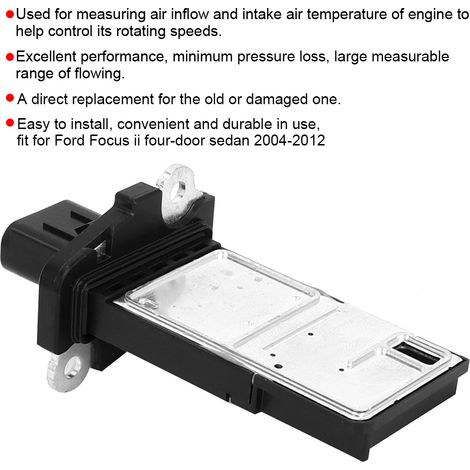 Capteur de Débit d'Air MAF Compatible Ford 3L3A-12B579-BA - Pièce Automobile (1/5)